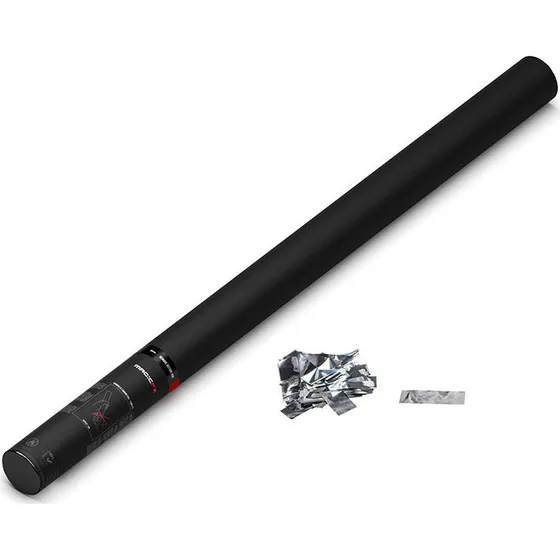 Magic FX Canon  Confettis Portatif PRO 80 cm - Argent