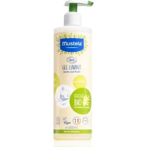 Mustela Gel Nettoyant Bio Corps et Cheveux 400ml