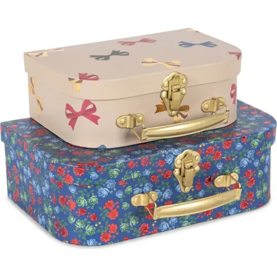 Konges Slojd Magic Blue - 2 Valises de Rangement
