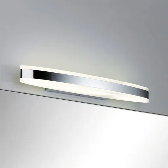 Paulmann Kuma Applique Murale LED 9W IP44 Chrome et Blanc