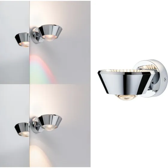 Paulmann Sabik Applique Murale LED Chrome IP44