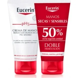 Eucerin Duo pH5 Crème de Mains 2 x 75 ml