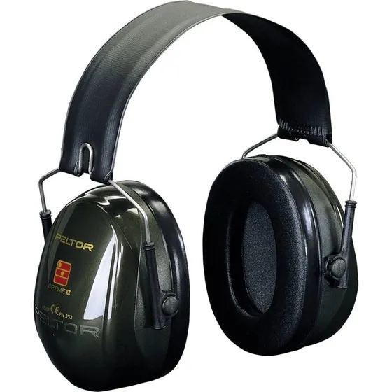 3M Peltor Optime II Casque antibruit vert, SNR 31 dB, arceau pliable