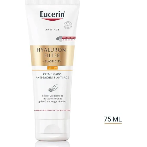 Eucerin Hyaluron-Filler + Elasticity Crème Mains Anti-taches SPF 30 75ml
