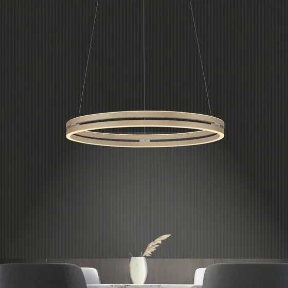 Paul Neuhaus Suspension LED E-Loop Bronze - Ø 70 cm
