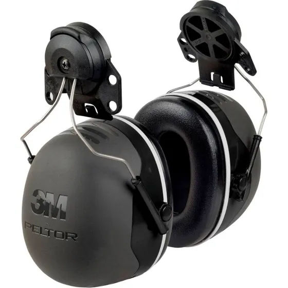 3M Peltor X5P3E Casque Anti-Bruit Fixation sur Casque Noir