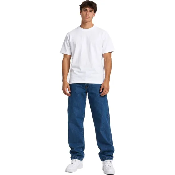 Jean fuselé coupe ample DEF - Bleu en coton