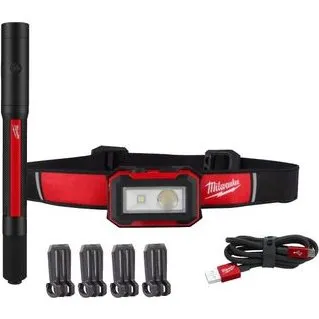 Milwaukee IR HL450PL250 Lampe Frontale 450Lm + Stylo 250Lm