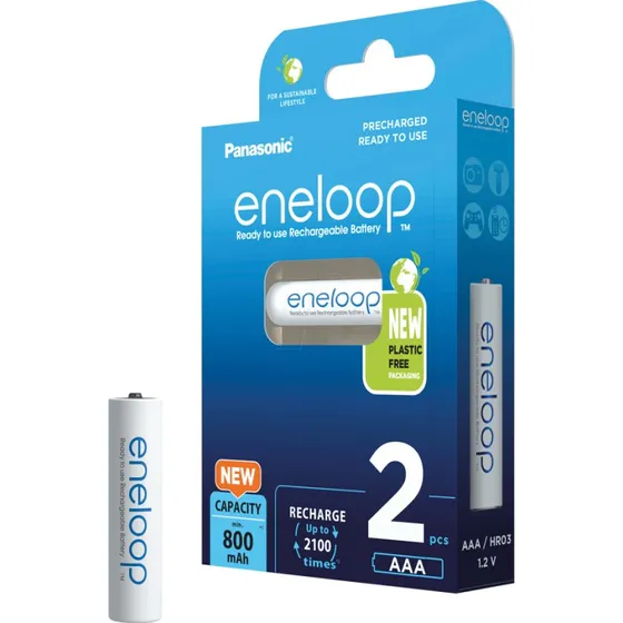 Panasonic Eneloop AAA 800 mAh - 2 pièces