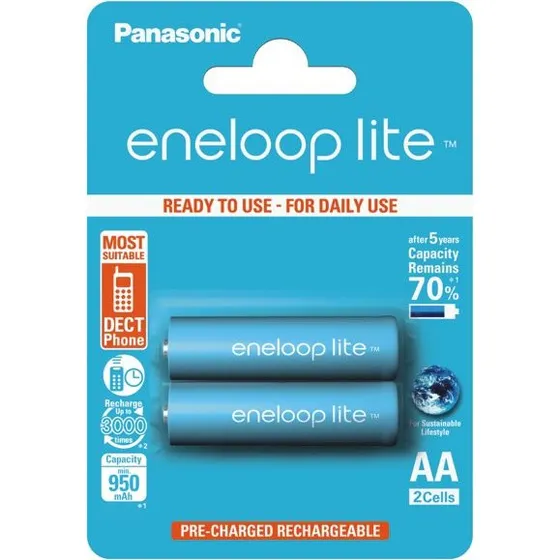 Panasonic Eneloop Lite AA 950mAh 2 piles