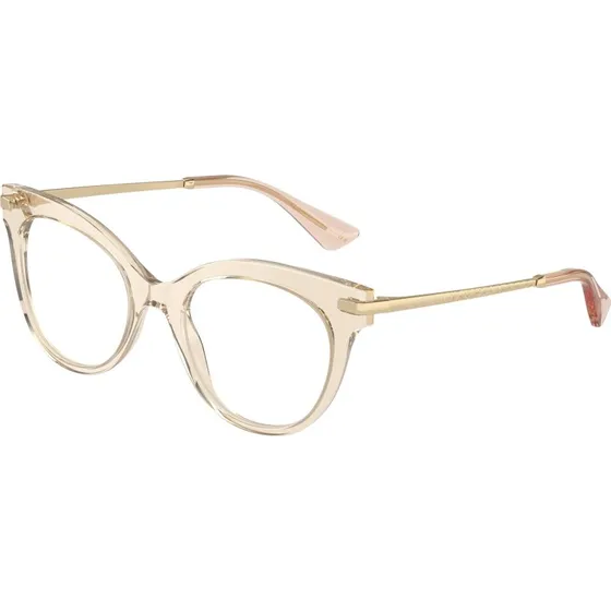 Dolce & Gabbana DG3392 Montures Optiques Papillon Marron Transparent