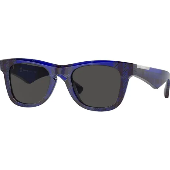 Burberry Homme BE4426 Lunettes de soleil Carrées Bleu Gris