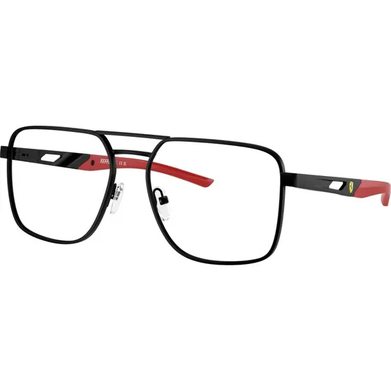 Ferrari Scuderia FZ7005 Homme - Monture Optique Métal Noir Carrée