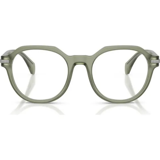 Moncler ME2014 Lunettes de Vue Rondes Vertes Unisexe 52mm