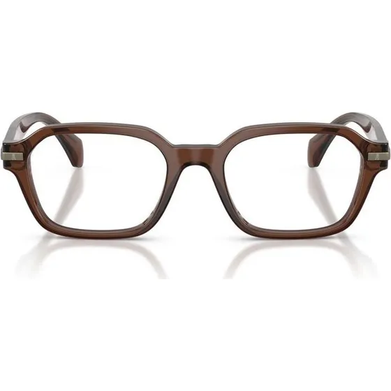 Moncler ME2015 Lunettes de Vue Rectangulaires Marron Unisexe