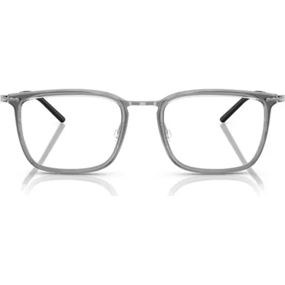 Moncler ME1001D Lunettes de Vue Carrées Grises Unisexe