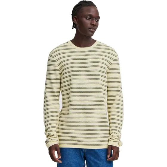 Pull Blend Hajlan Vert en Maille Fine pour Homme
