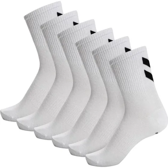 Hummel Chaussettes Chevon Mid-Cut - Lot de 6 paires