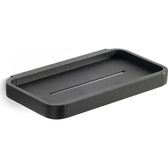 Zone Denmark Étagère de douche Rim Black 11x22 cm