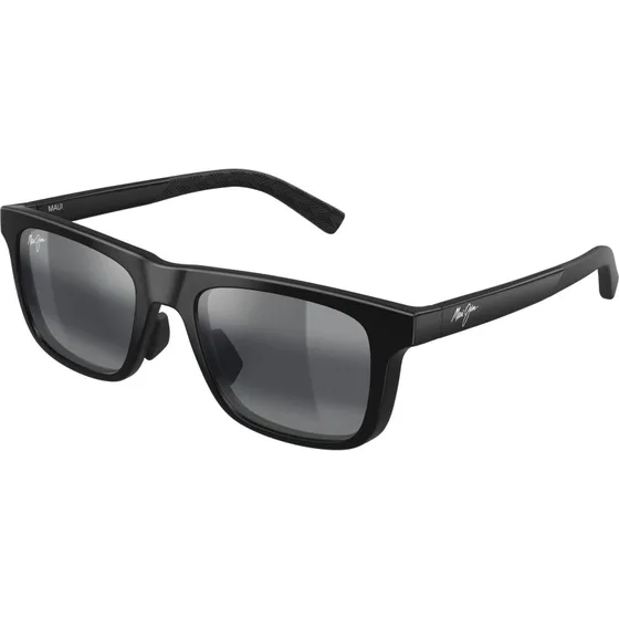Maui Jim MJ0341S Lunettes de soleil Carrées Bio-injectées Noir/Gris