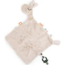 Done by Deer Lalee Sable - Doudou plat attache-sucette 30x30cm