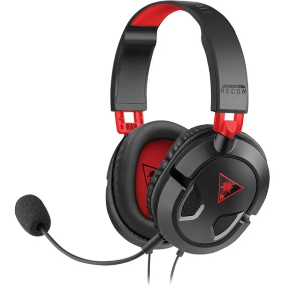 Turtle Beach Recon 50PC Rouge/Bleu - Casque Gaming Multiplateforme