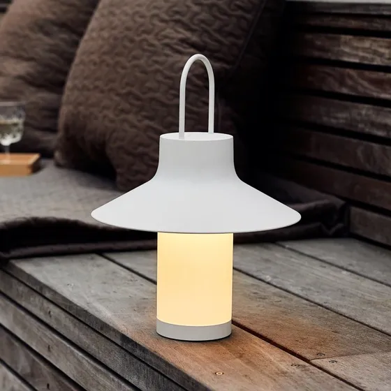 Loom Design Lampe à poser Shadow L Portable Blanche