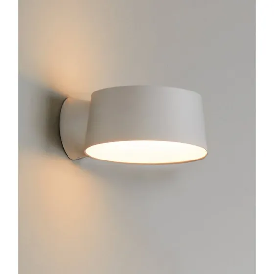 Loom Design Cookie - Applique murale LED blanche en aluminium