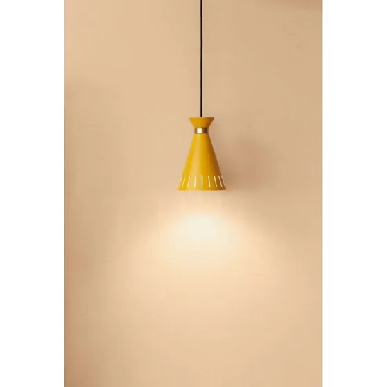 Warm Nordic Suspension Cone Jaune Miel - Ø 16 cm