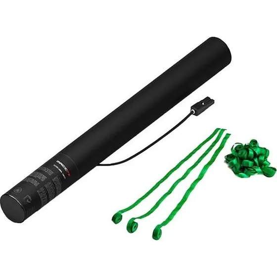 Magic FX E-Cannon 50 cm - Serpentins vert fonc