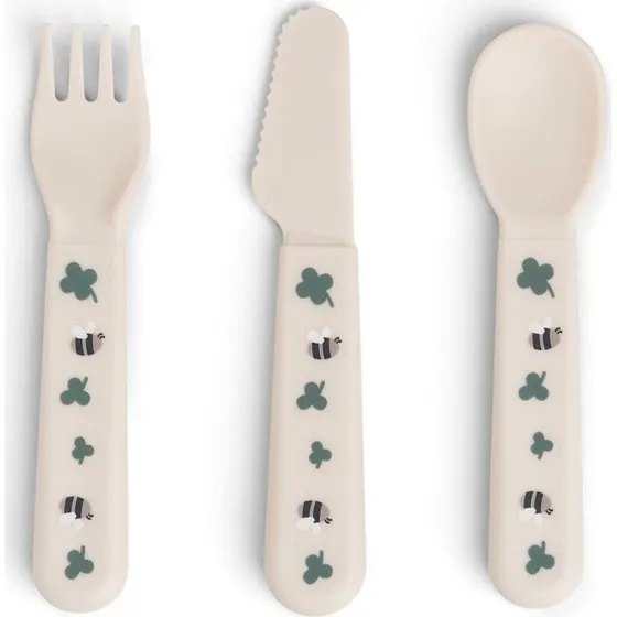 Done By Deer Couverts Tiny Farm Sable - Set de 3