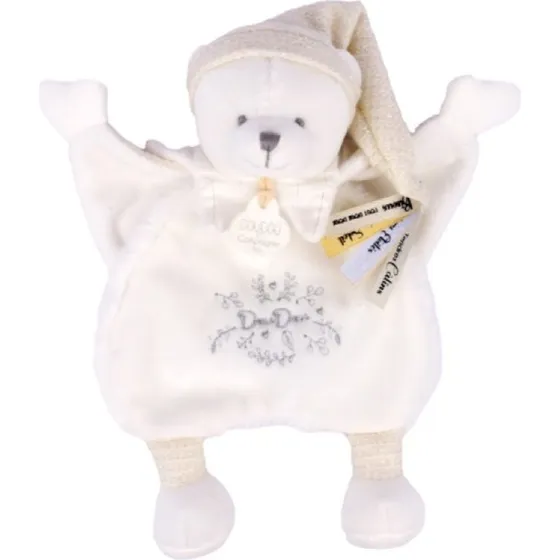 Doudou et Compagnie Ours Cape Blanc 25 cm