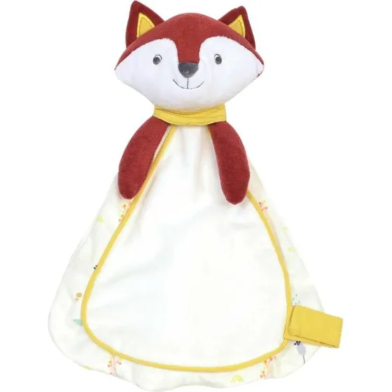 Trois Kilos Sept Doudou Renard Plat 26x26 cm