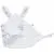 BB&CO Doudou Plat Lapin Microfibre Blanc/Imprimé Forêt