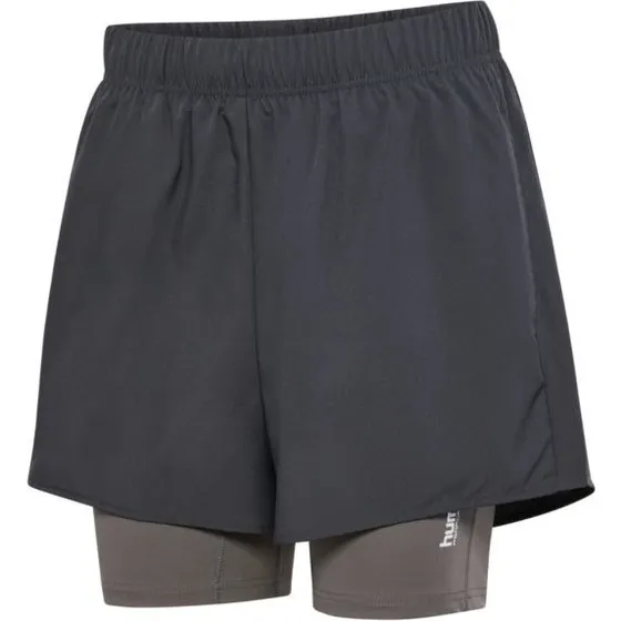 Hummel HIIT Intensity 2in1 Shorts Femme - Gris