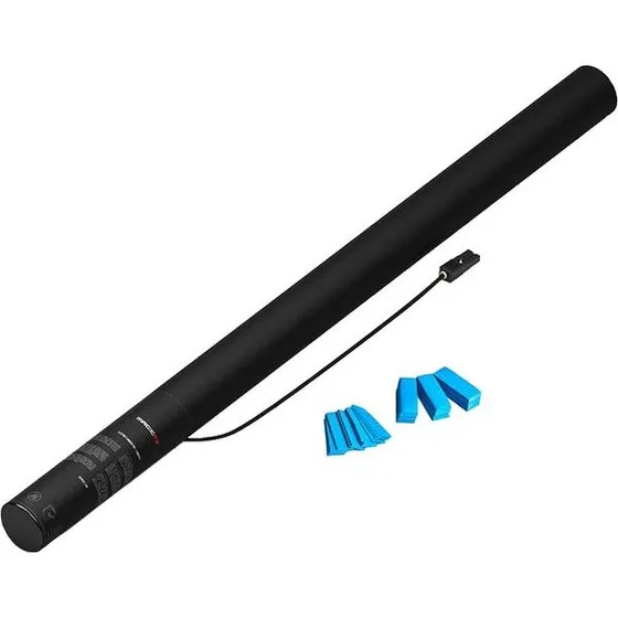 Magic FX Canon  confettis lectrique 80 cm Bleu clair