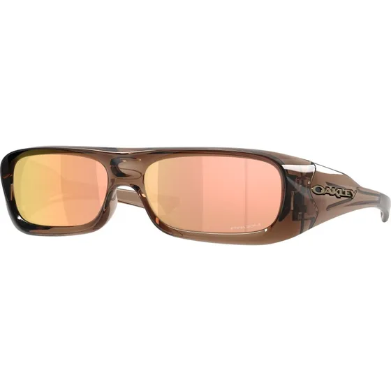 Oakley Permian OO9520 Lunettes de Soleil Carrées Marron et Or