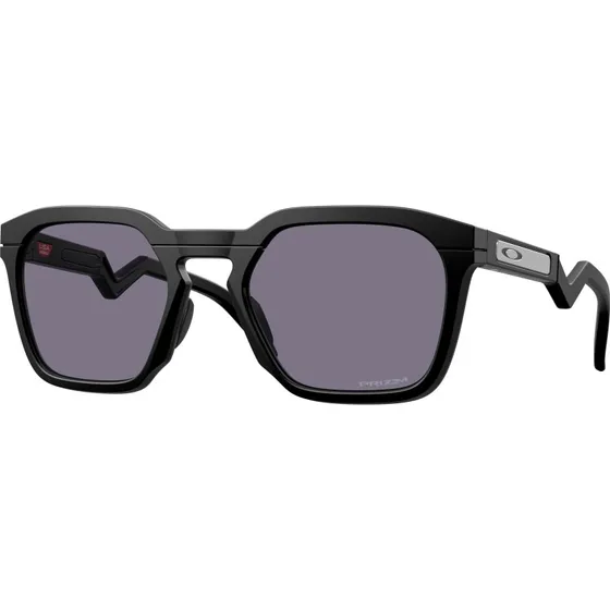 Oakley HSTN SQ Lunettes de Soleil Carrées Noir et Gris