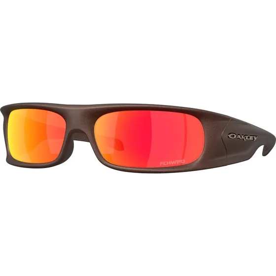 Oakley Highland OO9522 Lunettes de Soleil Carrées Marron et Rouge