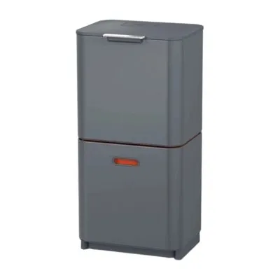 Joseph Joseph Poubelle Totem Graphite 60 L 2 Compartiments