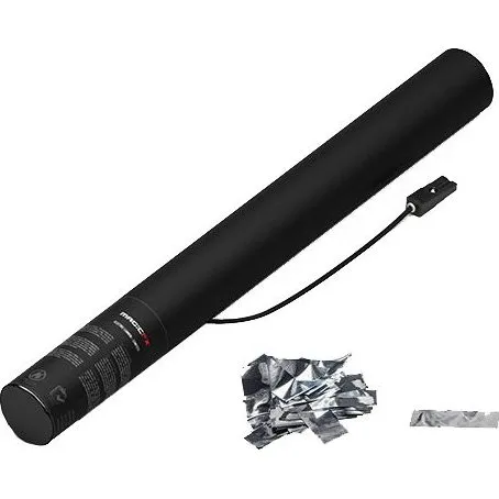Magic FX Canon  confettis lectrique 50 cm - Argent