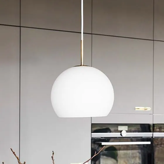 Frandsen Suspension Ball Ø25 - Verre Opale Blanc