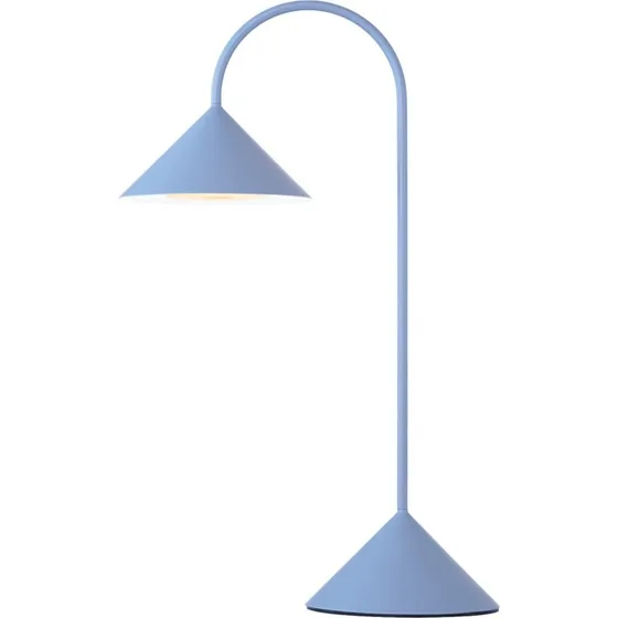 Lampe à poser LED rechargeable FRANDSEN Grasp, bleu clair, 47 cm