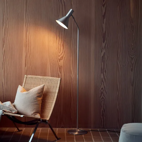 FRANDSEN Lampe sur pied Lyss Aluminium Brossé