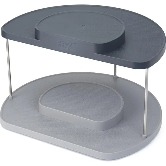 Joseph Joseph CupboardStore 2 niveaux rotatif gris