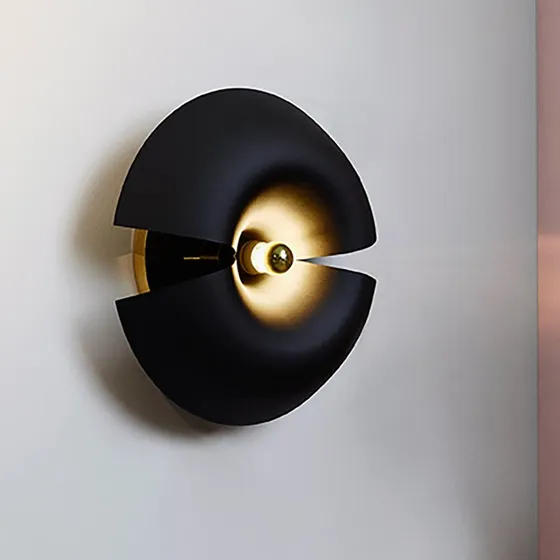 AYTM Applique murale Cycnus Ø45 Noir/Or
