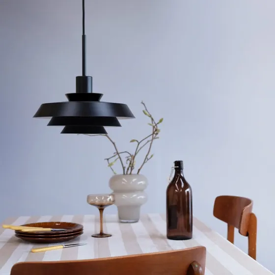 Dyberg Larsen DL30 Suspension Noire - Design Scandinave