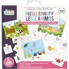 Z'Animos - Jeu Éducatif Animaux 16 cm Multicolore
