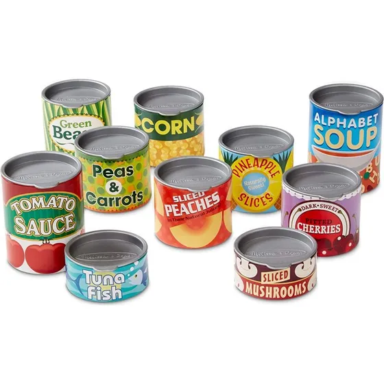 EcoPlay - Ensemble d'Aliments en Conserve pour Enfants