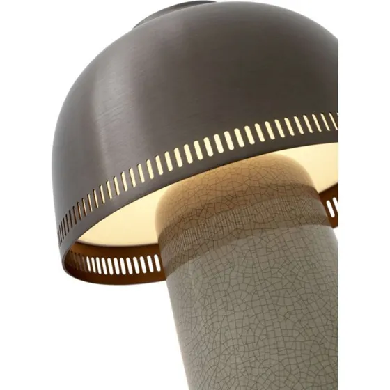 &Tradition Lampe de table rechargeable Raku SH8 Beige Gris/Bronze